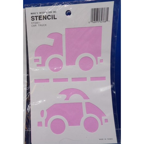 Assorted Craft Stencils Set Of 8- Includes 3 NOS Wangs International Inc. Heart - Picture 4 of 7